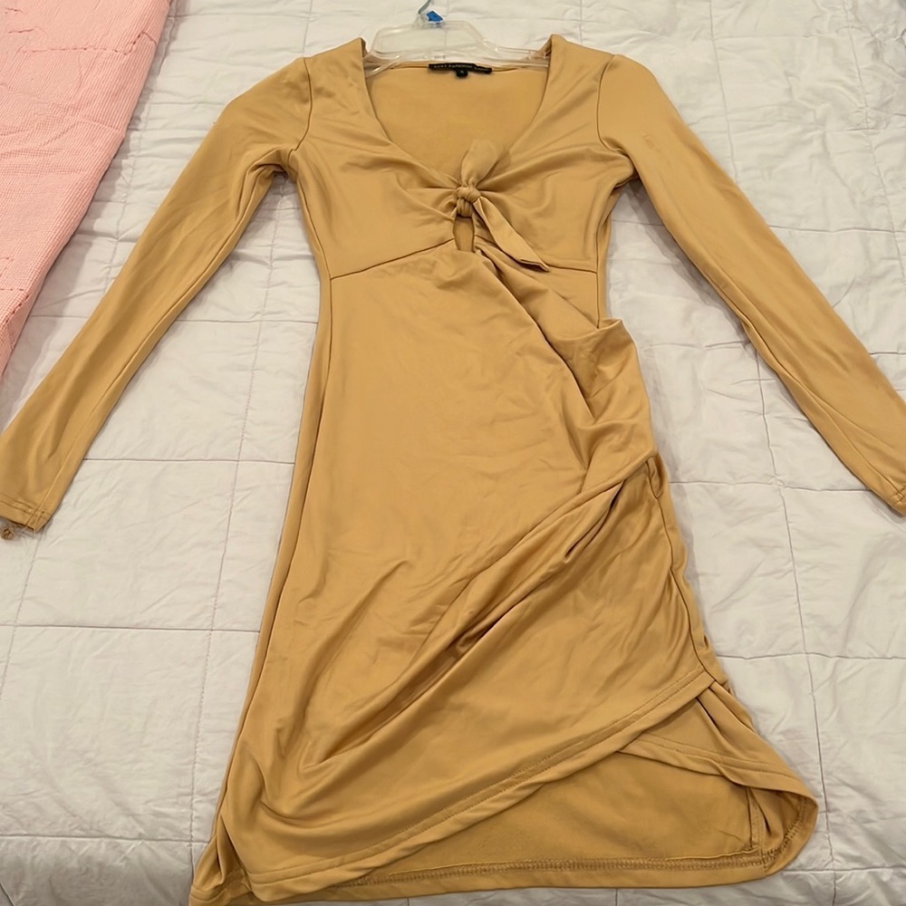 Long sleeve dress, warm inside